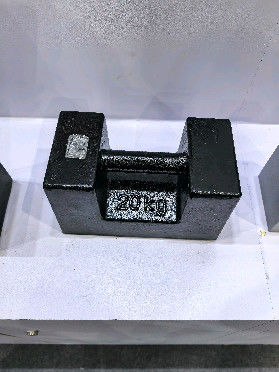 20 kg grijze gietijzergewichten (klasse M1/M2) voor de stabiliteitsonderzoeken van kranen en de veiligheid van liften