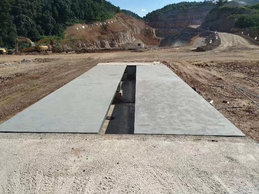 De Schaalweegbrug van de mijnbouwvrachtwagen, het Type van Pitless van de 10 Ton Wegende Schaal Weegbrug