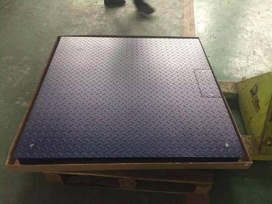 Gewichtsschaal voor industriële vloeren met een lage profiel met toegang tot de helling en hoge precisie-belastingcellen