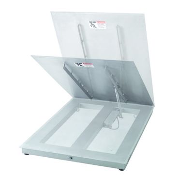 PFA579lift-DS1500A Robuuste Industriële Vloerweegschaal met Opvouwbare Laadplaat voor Gemakkelijke Opslag